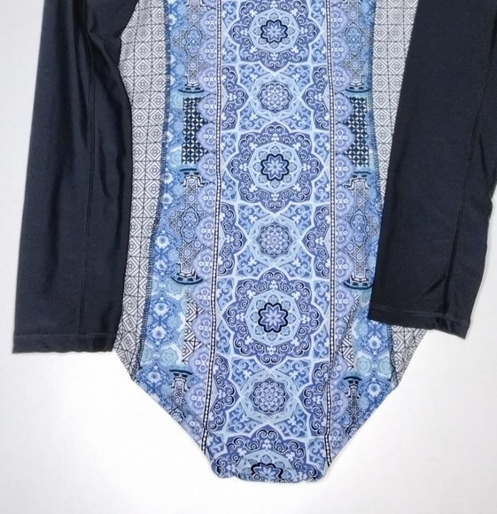 Cabana Life Midnight Marrakesh Unisuit One-Piece 50+UV Protection Large Blue - Picture 8 of 15